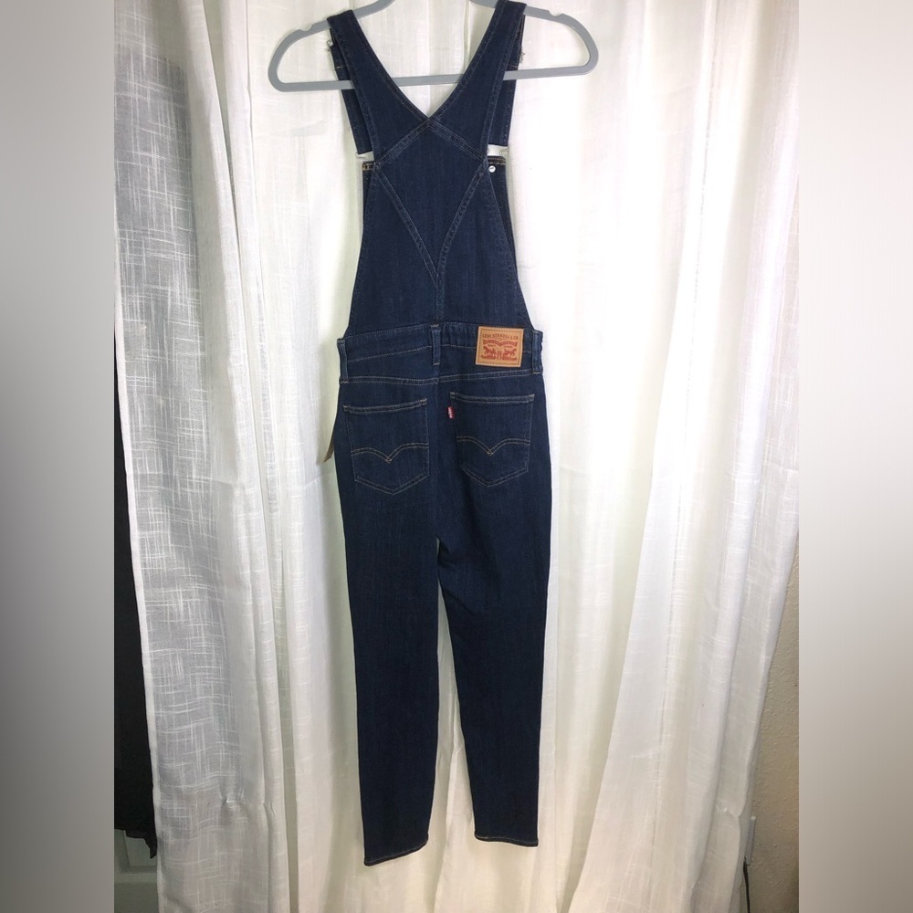 Levi's Indigo Denim Overalls size 26 NWT - Picture 9 of 13